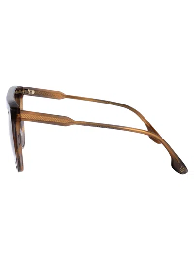 Victoria Beckham Vb600s 223 Aviator Sunglasses In Brown