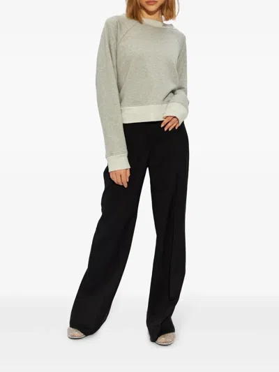 Victoria Beckham Crewneck Sweatshirt Raglan Sleeves