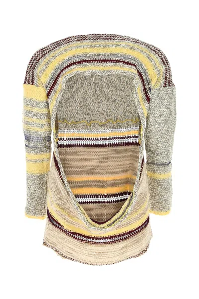 Vitelli Multicolor Regenerated Yarns Oversize Sweater