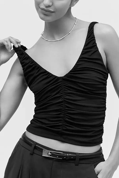 Susana Monaco Gathered Front Tank Top
