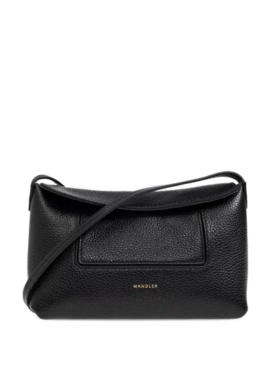 Wandler Strap Texture Cross-body Bag In Black