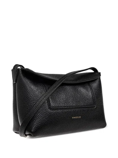 Wandler Strap Texture Cross-body Bag In Black