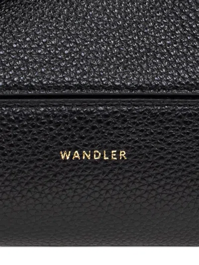 Wandler Strap Texture Cross-body Bag In Black
