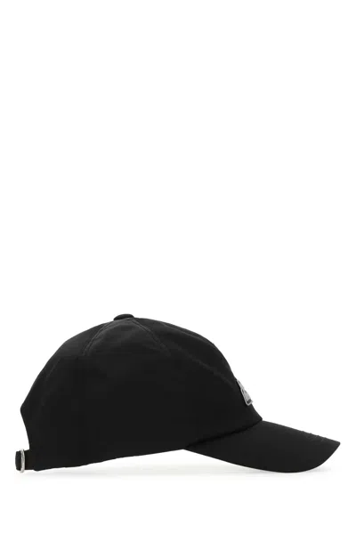 We11 Done We11done Black Nylon Baseball Cap