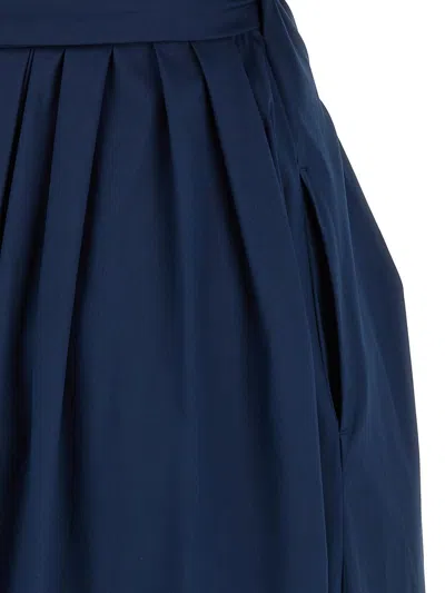 's Max Mara Waist Belt Pleated Wrap Dress