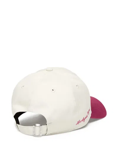 New Era Embroidered Mlb Los Angeles Dodgers Baseball Cap In White