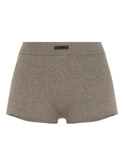 Essentials Ribbed-knit Shorts