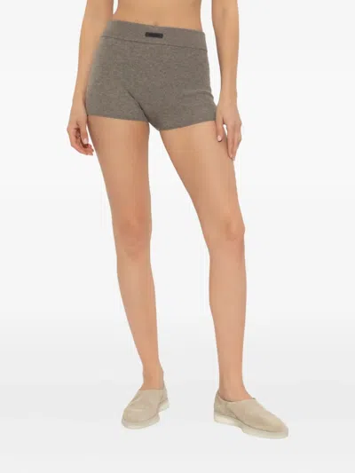 Essentials Ribbed-knit Shorts