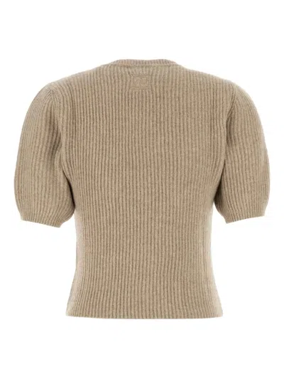 Magda Butrym Puff-sleeve Ribbed T-shirt