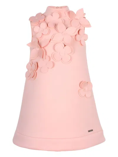 Jessie And James High-neck Flower-embellished Dress