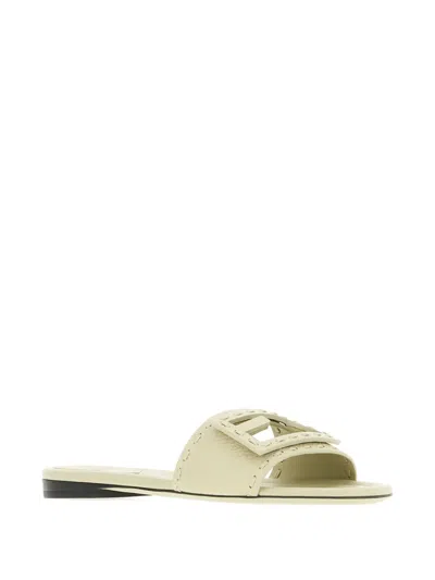 Fendi Logo-patch Slides