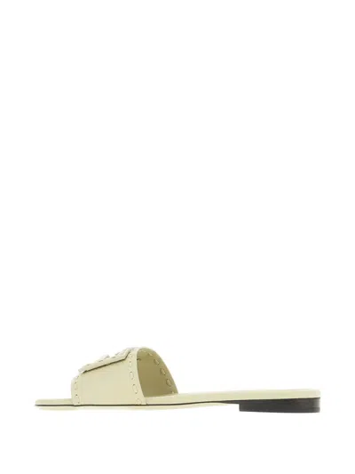 Fendi Logo-patch Slides