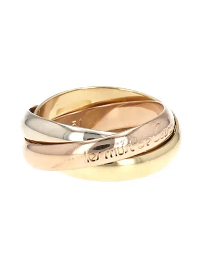 Pre-owned Cartier 18k Gold Medium Trinity Les Must De  Ring
