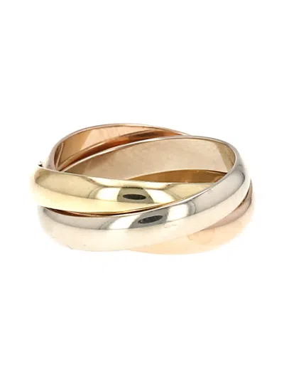 Pre-owned Cartier 18k Gold Medium Trinity Les Must De  Ring