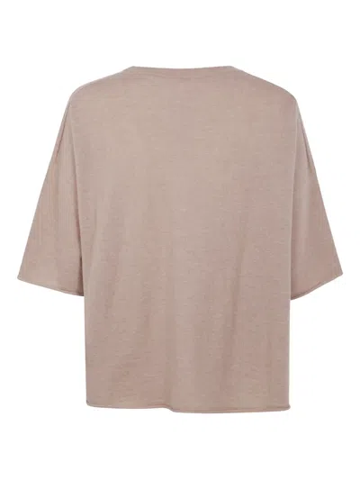 Liviana Conti Mandy Short Sleeve T-shirt In Box In Neutral