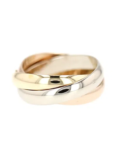 Pre-owned Cartier 18k Gold Trinity Les Must De  Ring