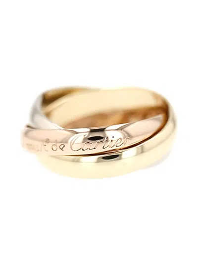 Pre-owned Cartier 18k Gold Trinity Les Must De  Ring