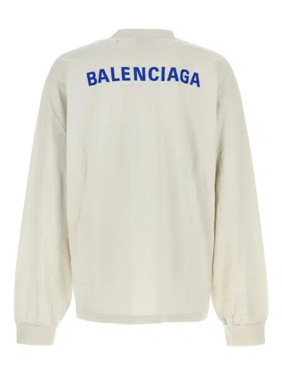 Balenciaga Ls Medium Fit Tshirt In Neutral