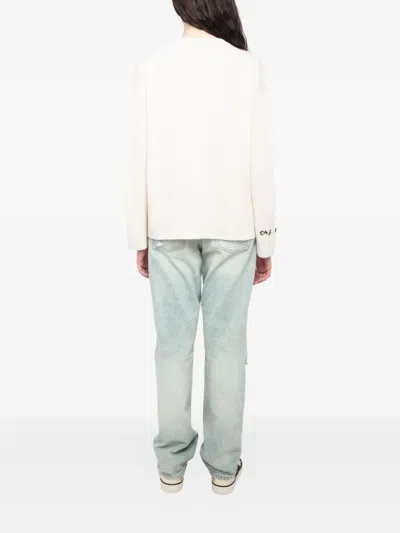 Zadig & Voltaire Mikyz Embroidered Merino Jumper In White