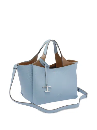 Tod's T-logo Leather Tote Bag