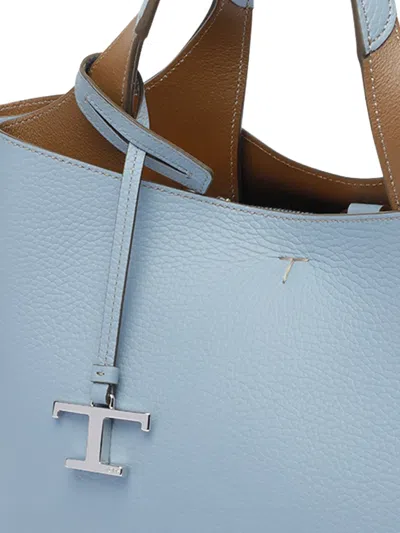 Tod's T-logo Leather Tote Bag