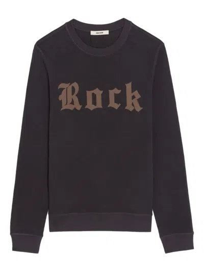 Zadig & Voltaire Stony Cotton Sweatshirt In Black