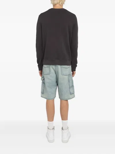 Zadig & Voltaire Stony Cotton Sweatshirt In Black