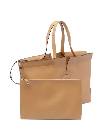 Tod's Double-handle Leather Tote Bag