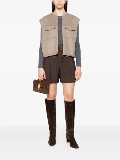 Brunello Cucinelli Virgin Wool Double-cloth Vest