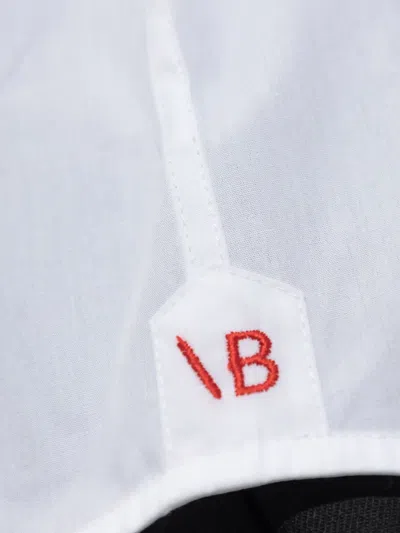 Victoria Beckham White Cotton Shirt With Back Detail In White