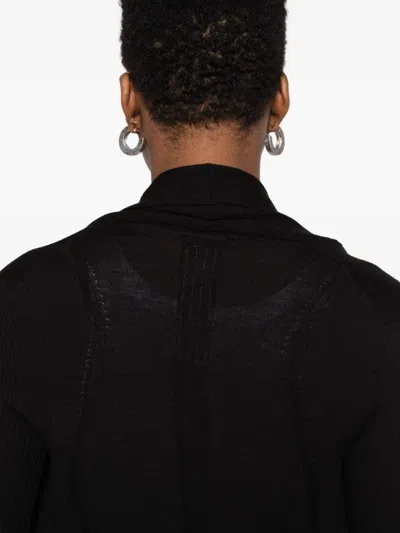 Rick Owens Ribbed Open-front Cardigan