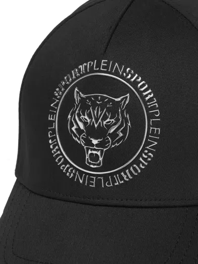 Plein Sport Carbon Tiger Cap In Black