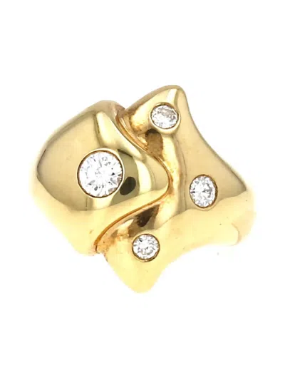 Pre-owned Cartier 18k Yellow Gold Diamond Ring