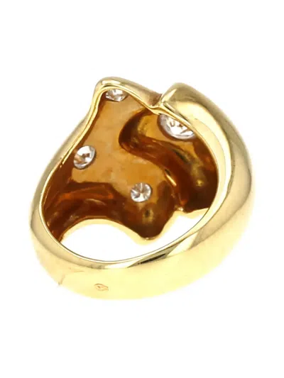 Pre-owned Cartier 18k Yellow Gold Diamond Ring