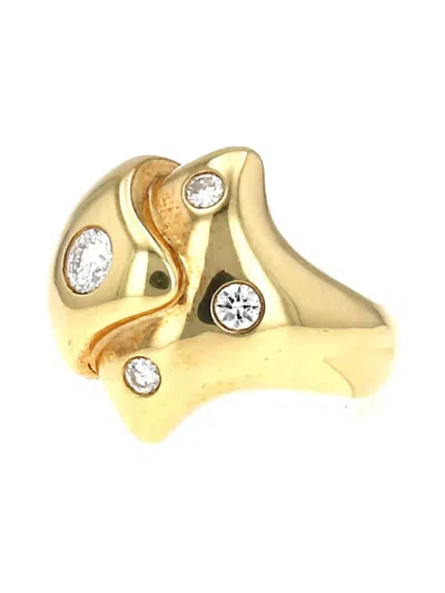 Pre-owned Cartier 18k Yellow Gold Diamond Ring