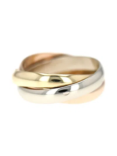 Pre-owned Cartier 18k Gold Medium Trinity Ring