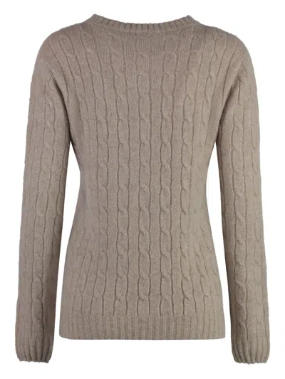 The (alphabet) Cable-knit Sweater