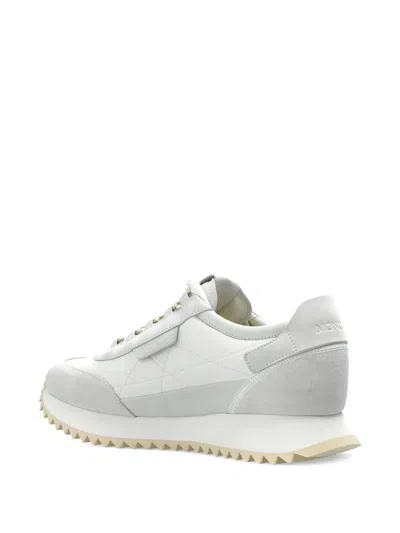 Moncler Sneakers Pacey2 En Daim Et Nubuck In White
