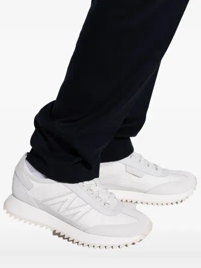 Moncler Sneakers Pacey2 En Daim Et Nubuck In White