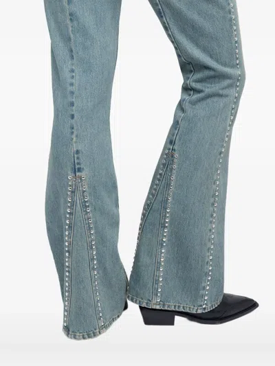 Zadig & Voltaire Eclip Stud-embellished Flared Jeans