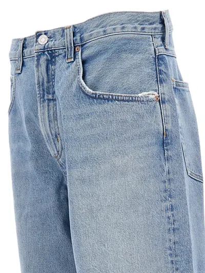 Agolde Sky Blue Fusion Jeans In Blue