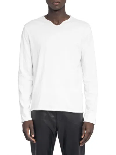 Zadig & Voltaire Henley Long-sleeve T-shirt In White