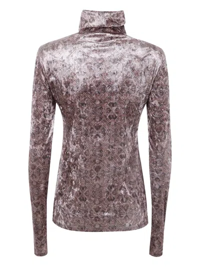 Pierre-louis Mascia Velvet Patterned Sweater In Pattern