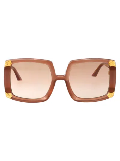 Anna-karin Karlsson Anna Karin Karlsson Caramel Acetate Sunglasses In Brown