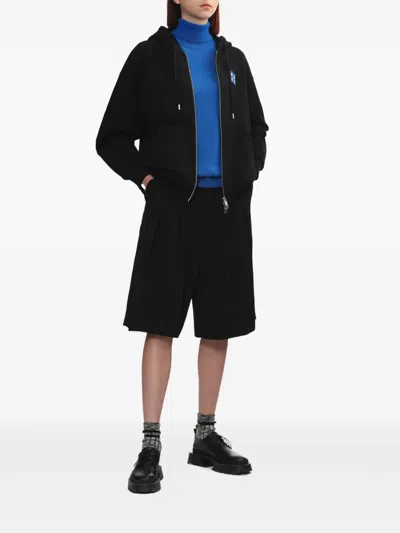 Ader Error Logo-patch Wool Jumper In Blue