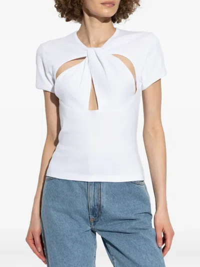 Coperni Twist-detail Short-sleeve Top