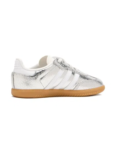 Adidas Originals Samba Sneakers In Silver