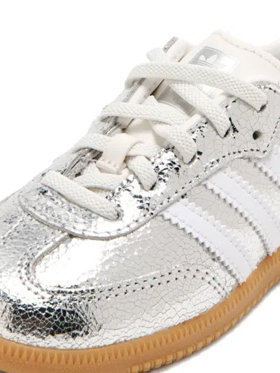 Adidas Originals Samba Sneakers In Silver