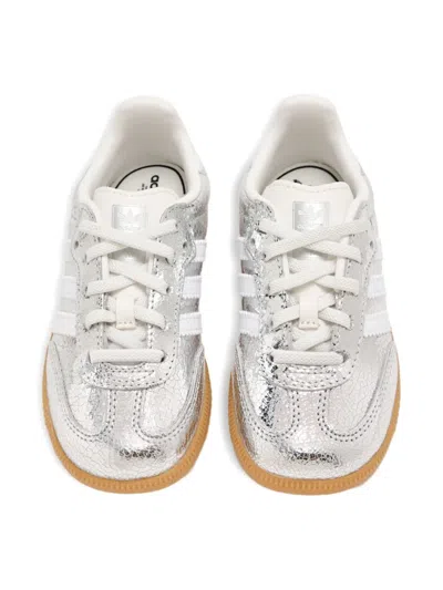 Adidas Originals Samba Sneakers In Silver