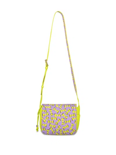Moschino Bow-print Flap Mini Bag